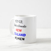 femmes de la nouvelle-zélande Mug (Devant gauche)