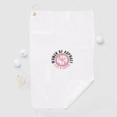 Femmes de la serviette de golf d'Asphalt (En situation)