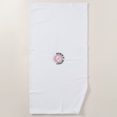 Femmes de la serviette de plage d'Asphalt (Devant)