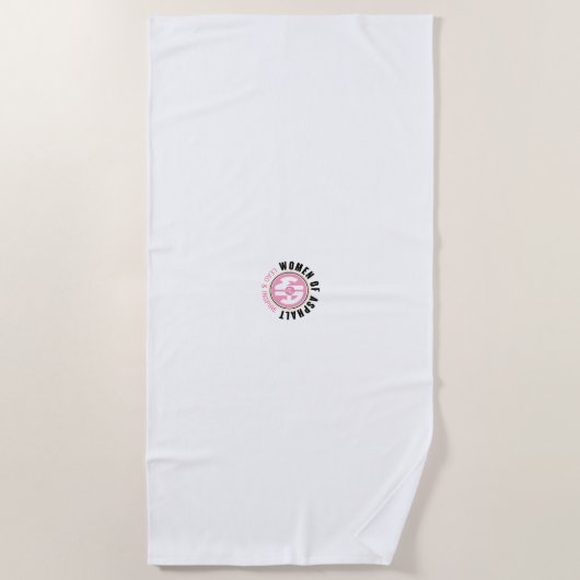 Femmes de la serviette de plage d'Asphalt (Devant)