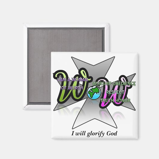 Femmes de Worth Creed Magnet (Recto/Verso)