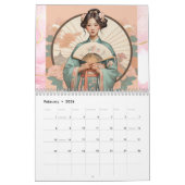 Femmes du monde Mucha Style Calendrier 2025 (Feb 2026)