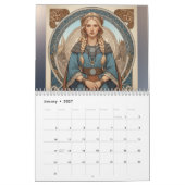 Femmes du monde Mucha Style Calendrier 2025 (Jan 2027)