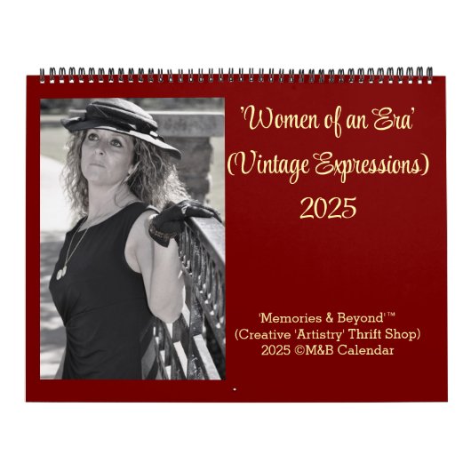 'Femmes d'une époque' ©M&B Artwork 2025 Calendrier (Protection)