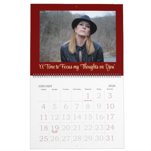 'Femmes d'une époque' ©M&B Artwork 2025 Calendrier (Jan 2026)