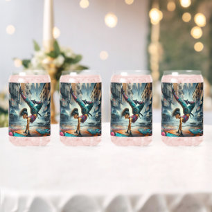 Femmes en action de Breakdancer Silhouette de New 