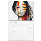 Femmes en détail Calendrier 12 mois (pages fractio (Feb 2026)