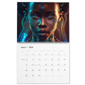 Femmes en détail Calendrier 12 mois (pages fractio (Mar 2026)