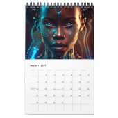Femmes en détail Calendrier 12 mois (pages simples (Mar 2027)