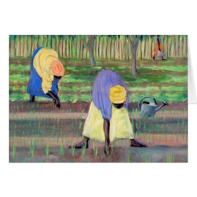 Femmes faisant du jardinage 2005 (Devant horizontal)