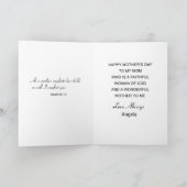 Femmes Fidèles de la Bible Carte de la Fête des Mè (Intérieur)