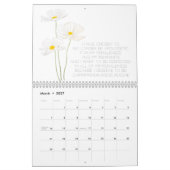 femmes fortes blanc fleurs calendrier 2024 (Mar 2027)