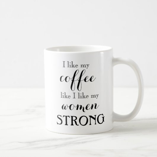 Femmes fortes, Mug de café fort (Droite)