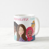 Femmes illustrées de la Mug mondiale (Devant droit)