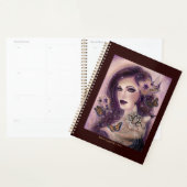 Femmes Imaginaires avec chat par Renee Lavoie Canv (Devant avec enveloppe)