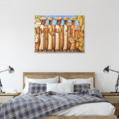 Femmes Indigènes Mexicaines Art Déco Tons Terreux (Insitu(Chambre))