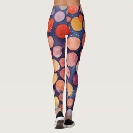 femmes leggings avec points folka (Dos)