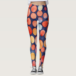 femmes leggings avec points folka