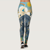 femmes leggings couvert enfants rêves (Dos)
