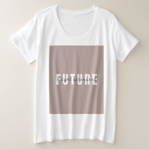 femmes plus la taille de l'agent de bord TSHIRT