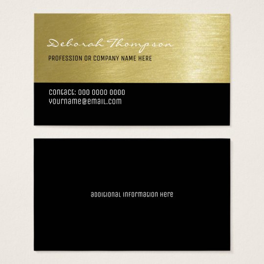 femmes professionnelles d'arrière - plan d'or de cartes de visite