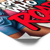 Femmes qui rugissent - Poster d'art féministe (Coin)