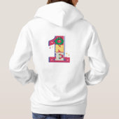 Femmes sweat - shirt à capuche 3D (Dos)