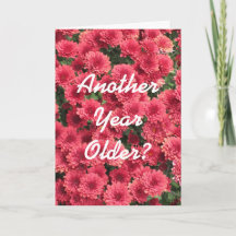 FEMMES Un An de plus Carte Anniversaire