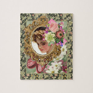 Femmes Victoriennes Florales Puzzles