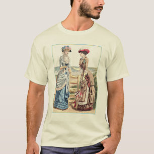 Femmes victoriennes sur la plage - T-shirt