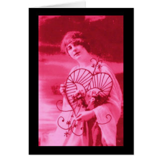 Femmes Vintage avec Cœur