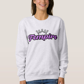 FEMPIRE Logo Purple–Crown Empowerment Design Trui