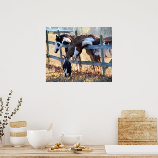 Fence Friends Poster (Keuken)