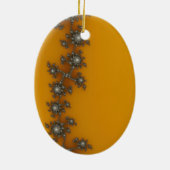 Fence kerstfractal keramisch ornament (Achterkant)