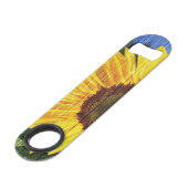 Fence painted de Sunflowers (Devant angulaire)