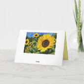 Fence painted de Sunflowers (Dos)