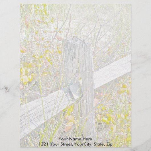 Fence & Poison Ivy IBSP Letterhead Persoonlijk Briefhoofd (Voorkant)