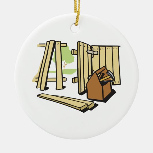 FENCE REPAIR KERAMISCH ORNAMENT (Voorkant)