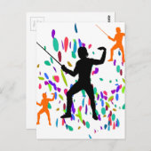 FENCING BRIEFKAART (Voorkant / Achterkant)