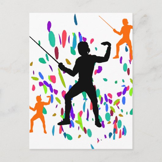 FENCING BRIEFKAART (Voorkant)