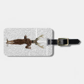 Fencing Deer volledig Bagagelabel (Voorkant horizontaal)