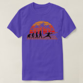 Fencing Evolution Sunset Fencer Fechtsport Epee T-shirt (Design voorkant)