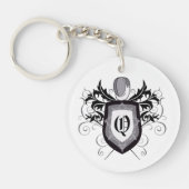 Fencing Foil White Crest Sleutelhanger (Voorkant)