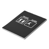 Fencing Gift | I Always Win All Match Notitieblok (Gedraaid)