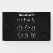 Fencing Gift | I Always Win All Match Spandoek (Horizontaal)