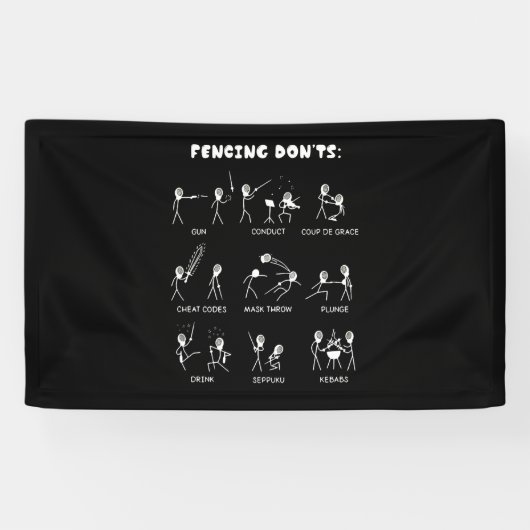 Fencing Gift | I Always Win All Match Spandoek (Horizontaal)