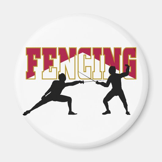 Fencing Match Magneet (Voorkant)