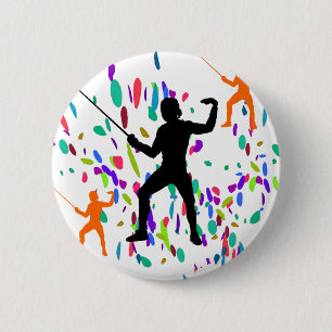 FENCING RONDE BUTTON 5,7 CM