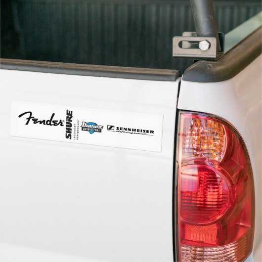 Fender shure Ibanez Bumper Sticker (Op Truck)