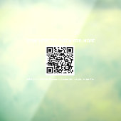 Fenêtre Autocollant de code QR pour devanture de magasin - (Feuille 3)